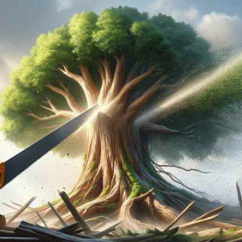 Par dižkoka nozāģēšanu – naudassods